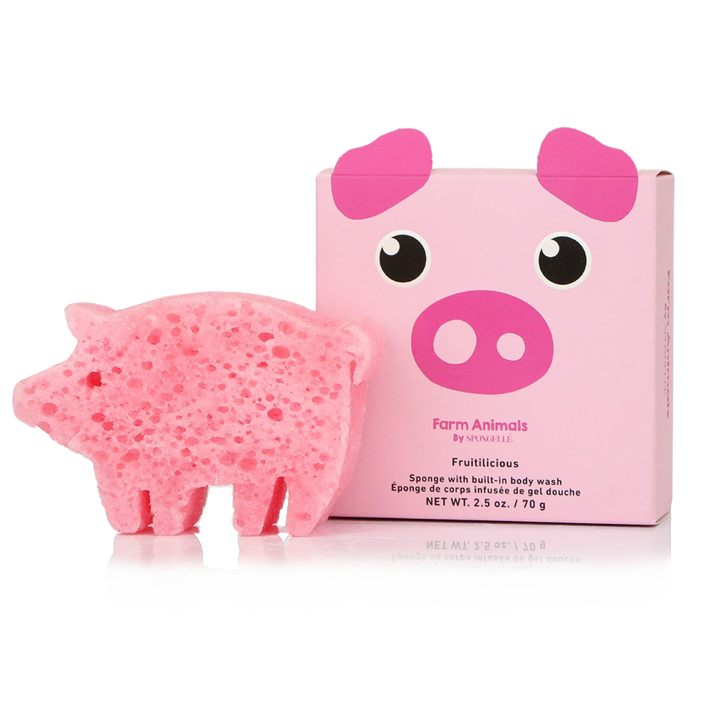 Spongellé - Peggy Pig Farm Animals Sponge