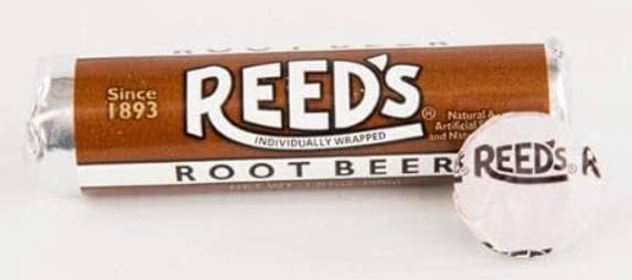 O'Shea's Candies Sweet Shop - Nostalgic Reed’s “Root Beer” Hard Candy Roll Est. 1893!