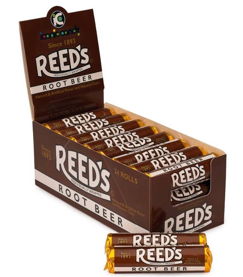 O'Shea's Candies Sweet Shop - Nostalgic Reed’s “Root Beer” Hard Candy Roll Est. 1893!